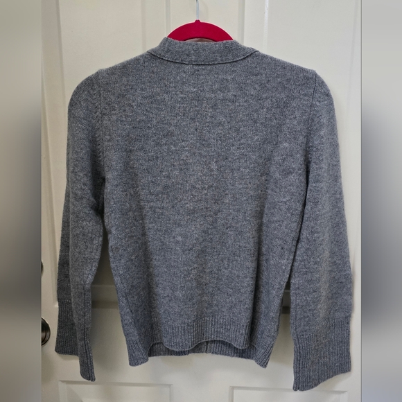 Van Kukil Celine 100% Cashmere Cardigan  Derby Grey, Organic Yarns-NWT - Picture 3 of 12